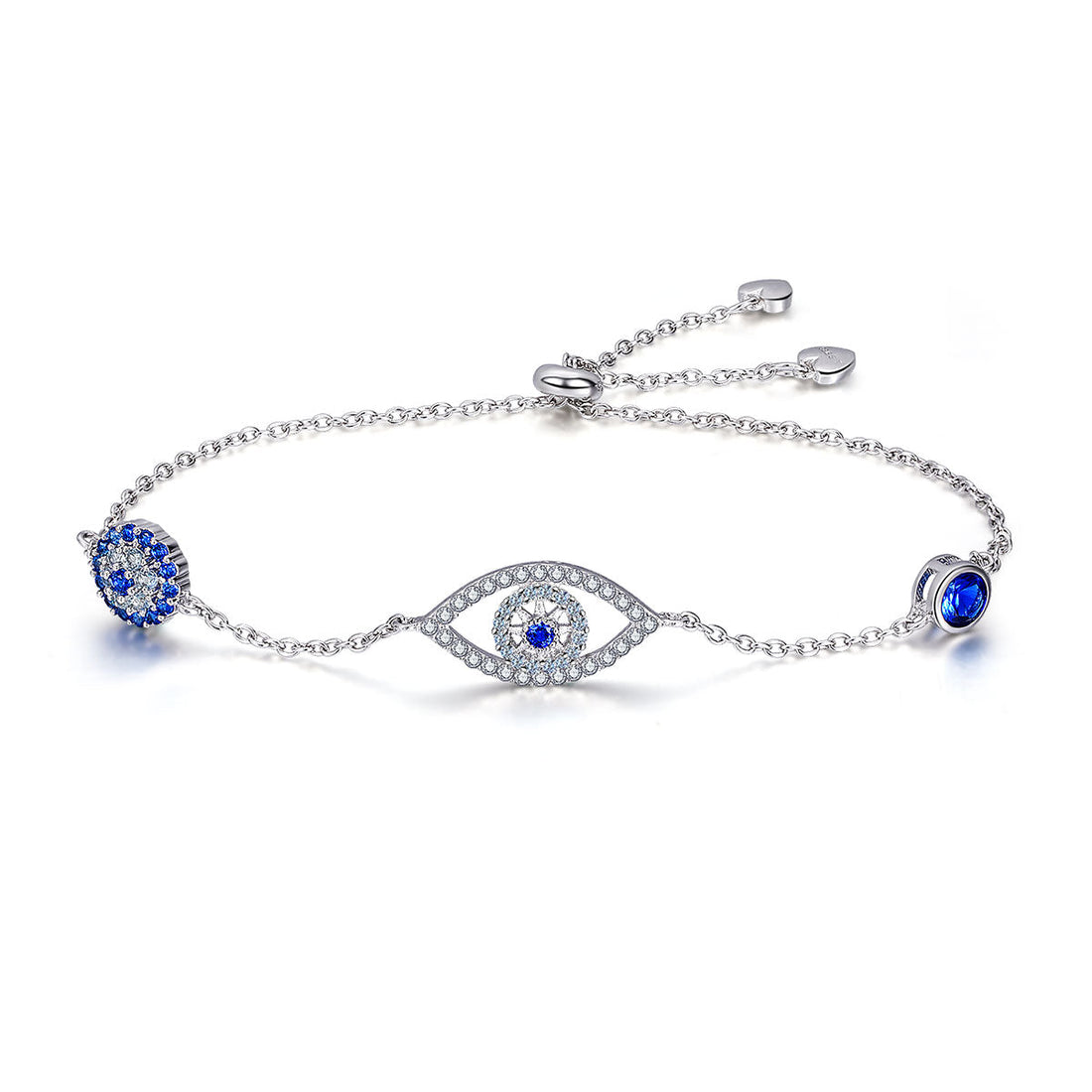 925 Sterling Silver Bracelet 22cm Length 0.9*2.2cm for Women  DestGlow