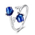 925 Sterling Silver Enamel 0.15cm Ring for Women  DestGlow