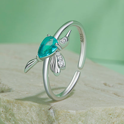 925 Sterling Silver Pavé CZ Ring  DestGlow