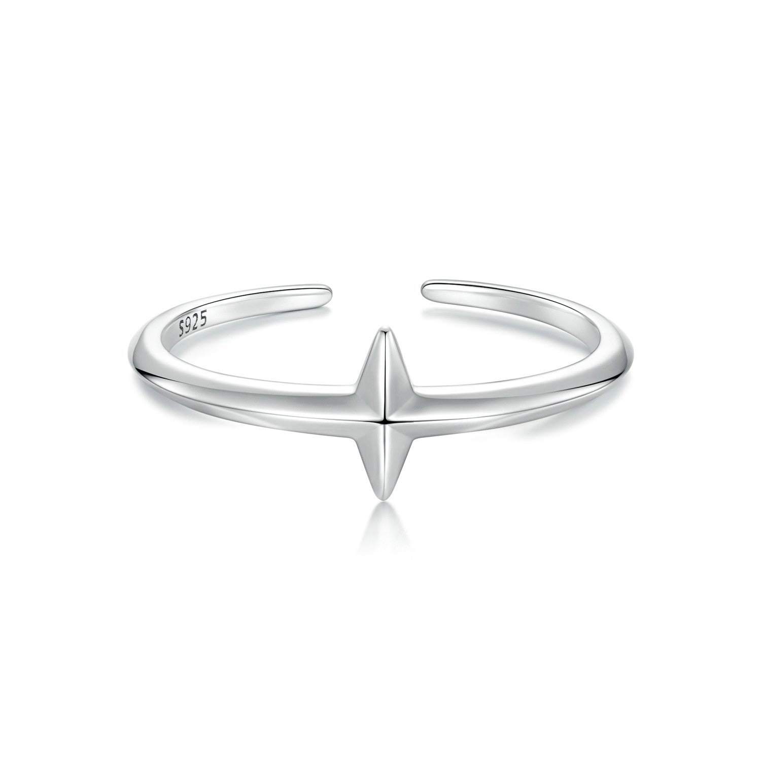 925 Sterling Silver Oxidized Silver 0.12cm Ring for Men  DestGlow