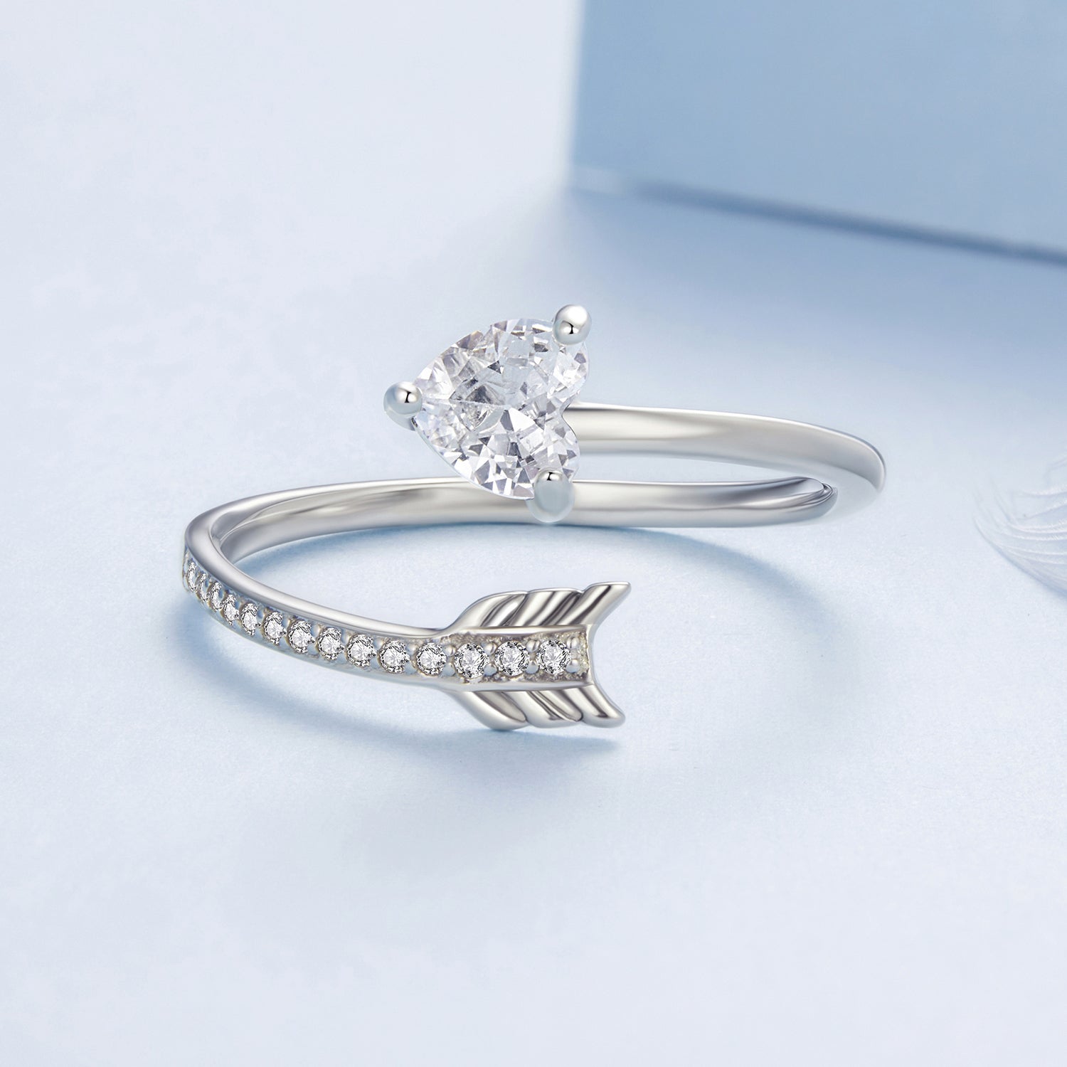 925 Sterling Silver Oxidized Pavé Setting CZ Ring  DestGlow