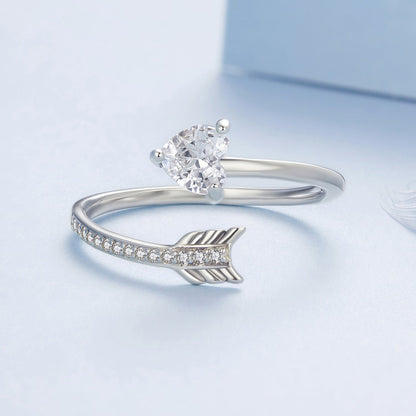 925 Sterling Silver Oxidized Pavé Setting CZ Ring  DestGlow