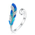 925 Sterling Silver Enamel Pavé Set CZ Ring  DestGlow