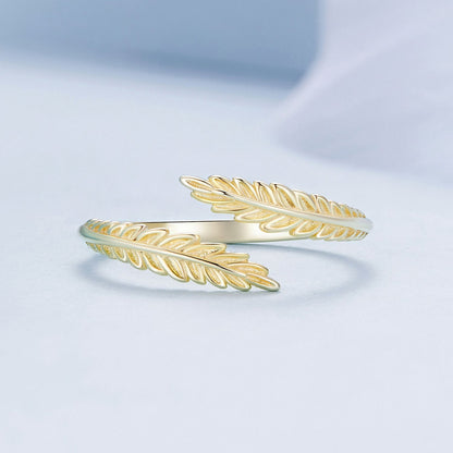 S925 Sterling Silver Gold Plated 0.16cm Ring  DestGlow