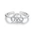 925 Sterling Silver Oxidized Silver Dog Ring for Women  DestGlow