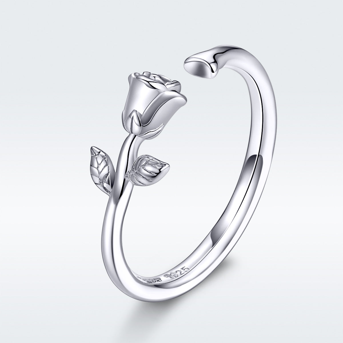 S925 Sterling Silver Plated Platinum Ring for Women by Bids.com