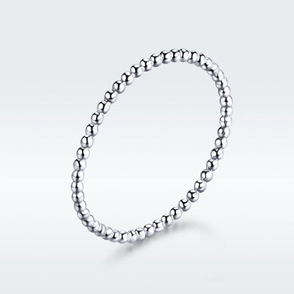 925 Sterling Silver+Plated Platinum Ring Size 6 for Women  DestGlow