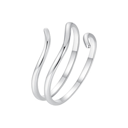 925 Sterling Silver Oxidized Silver Adjustable Ring for Men  DestGlow