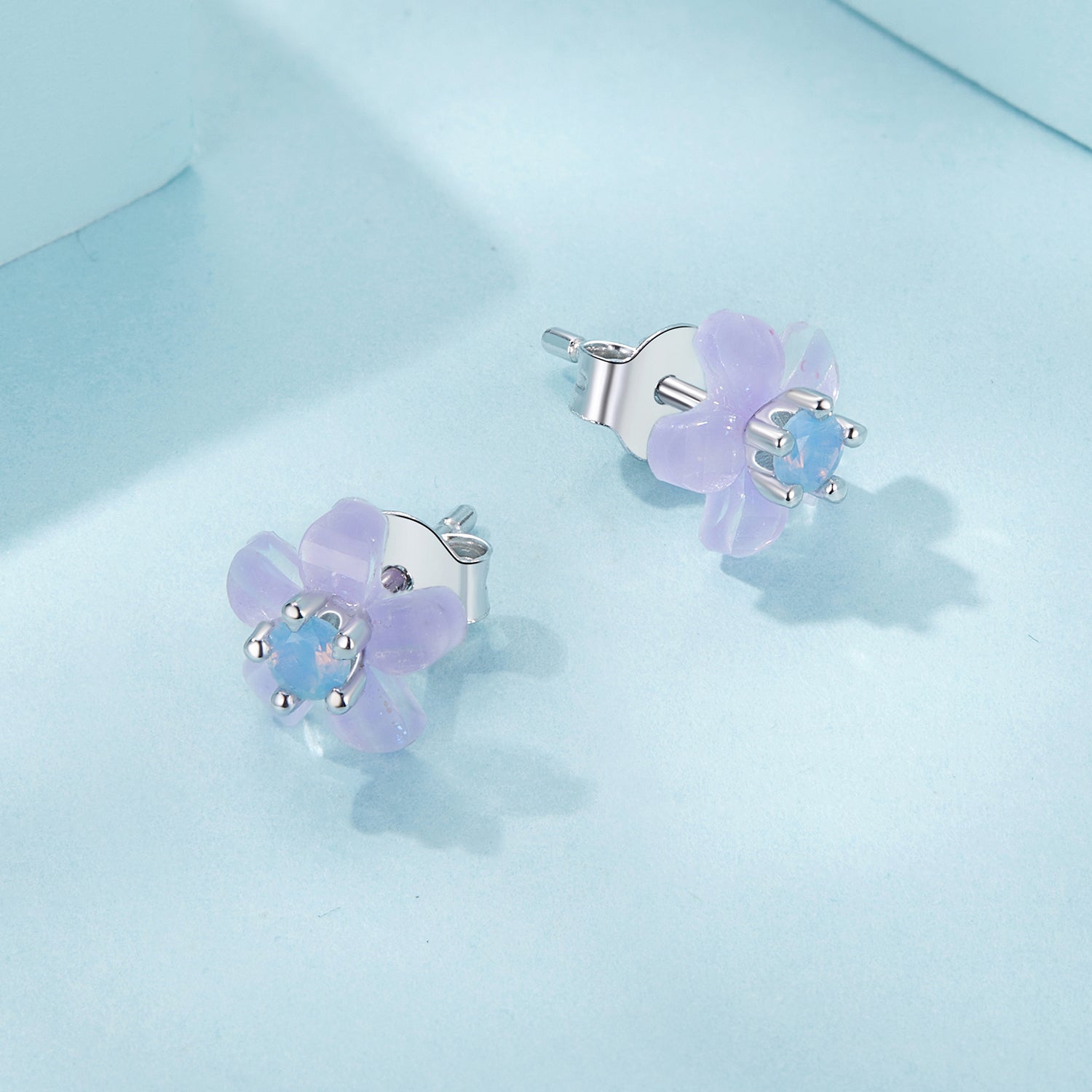 925 Sterling Silver Opal 8mm Earrings for Women  DestGlow