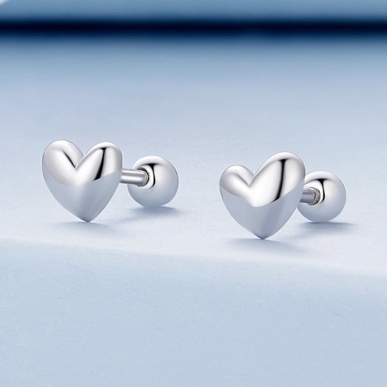 925 Sterling Silver Plated Platinum 5mm Earrings for Women  DestGlow