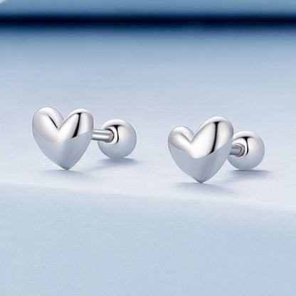 925 Sterling Silver Plated Platinum 5mm Earrings for Women  DestGlow