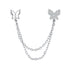 S925 Sterling Silver 40mm Pavé CZ Earrings  DestGlow