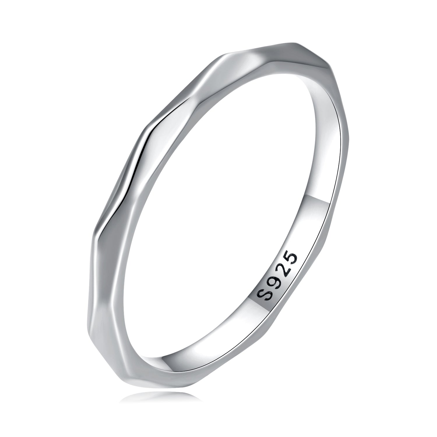 925 Sterling Silver Oxidized 0.2cm Width Ring Size 6 for Women by Bids.com