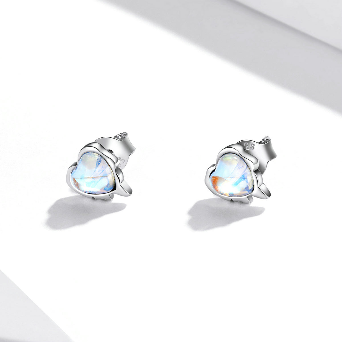 925 Sterling Silver Moonstone Earrings for Women  DestGlow