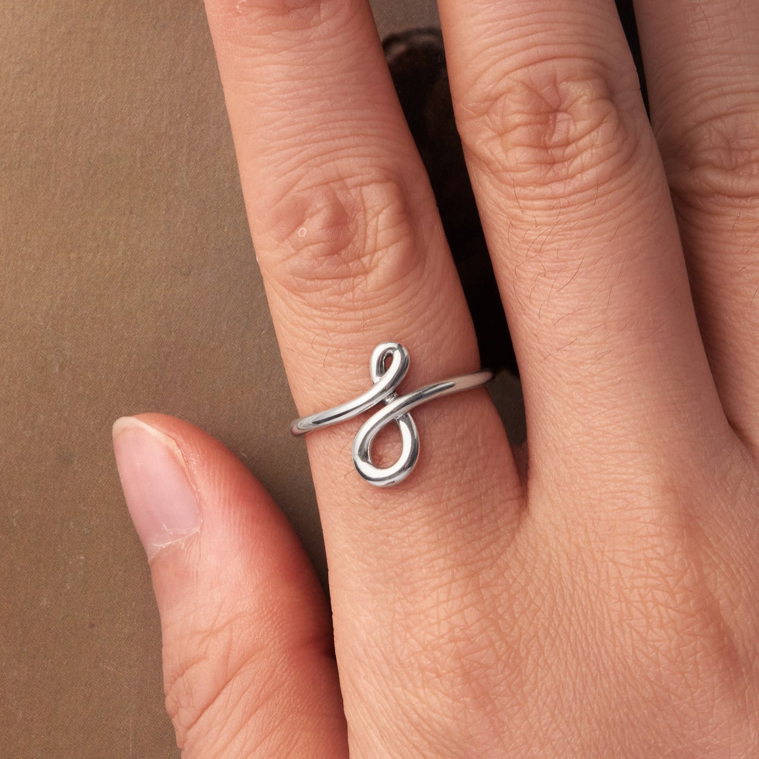 925 Sterling Silver Oxidized Silver 0.16 cm Ring  DestGlow