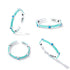 925 Sterling Silver Turquoise Enamel Oxidized Ring  DestGlow