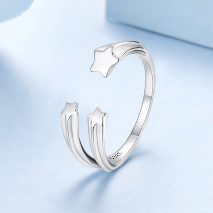 925 Sterling Silver Ring with Oxidized Finish - Width 0.15-0.8cm for Women  DestGlow