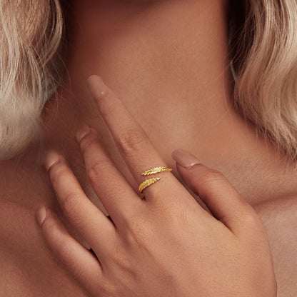 S925 Sterling Silver Gold Plated 0.16cm Ring  DestGlow