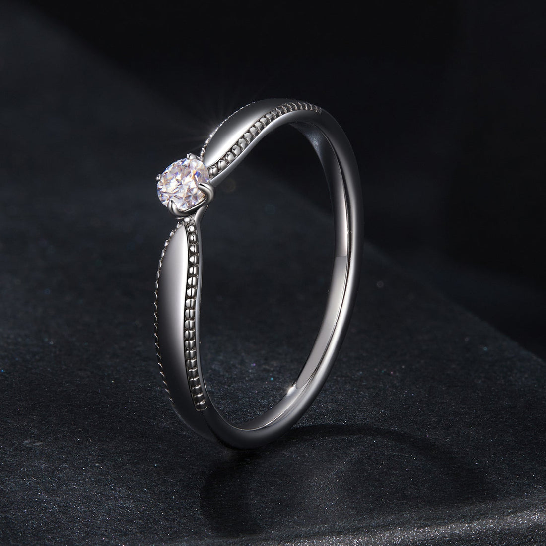 925 Sterling Silver Moissanite Ring Size 6 for Women  DestGlow