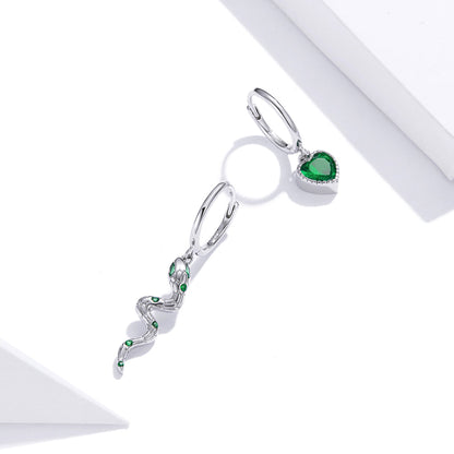 925 Sterling Silver Earrings with Pavé Setting CZ and Plated Platinum  DestGlow