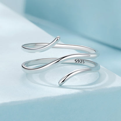 925 Sterling Silver Oxidized Silver Adjustable Ring for Men  DestGlow