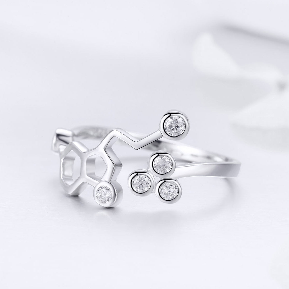 925 Sterling Silver 0.2cm Wide Ring for Women  DestGlow