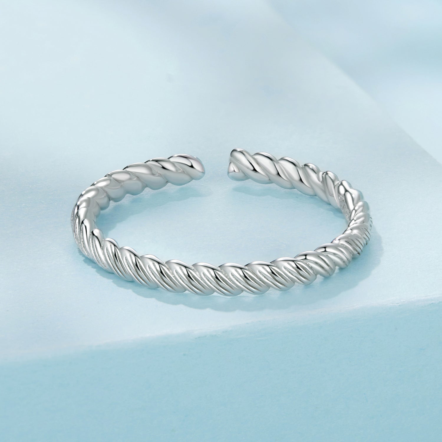 925 Sterling Silver White Gold Plated Ring for Women  DestGlow