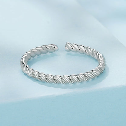 925 Sterling Silver White Gold Plated Ring for Women  DestGlow