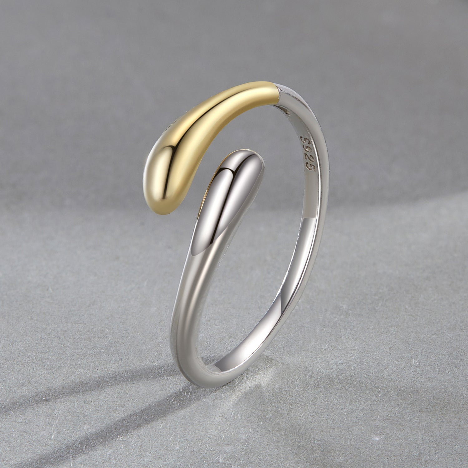 925 Sterling Silver &amp; Plated Gold &amp; Plated White Gold Rings  DestGlow