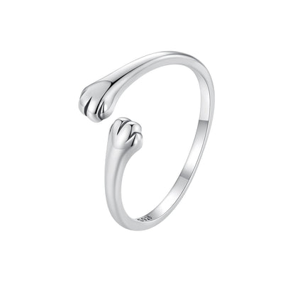 925 Sterling Silver Oxidized 1.6mm Ring  DestGlow
