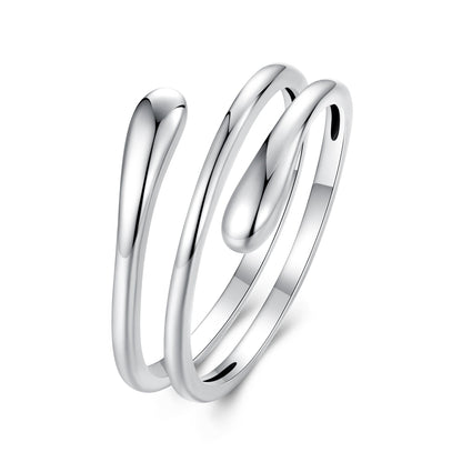 925 Sterling Silver Oxidized Silver Adjustable Rings  DestGlow