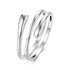 925 Sterling Silver Oxidized Silver Adjustable Rings  DestGlow