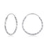 925 Sterling Silver Earrings for Women - White Gold Plated, 2.6*0.2 cm, Style L  DestGlow
