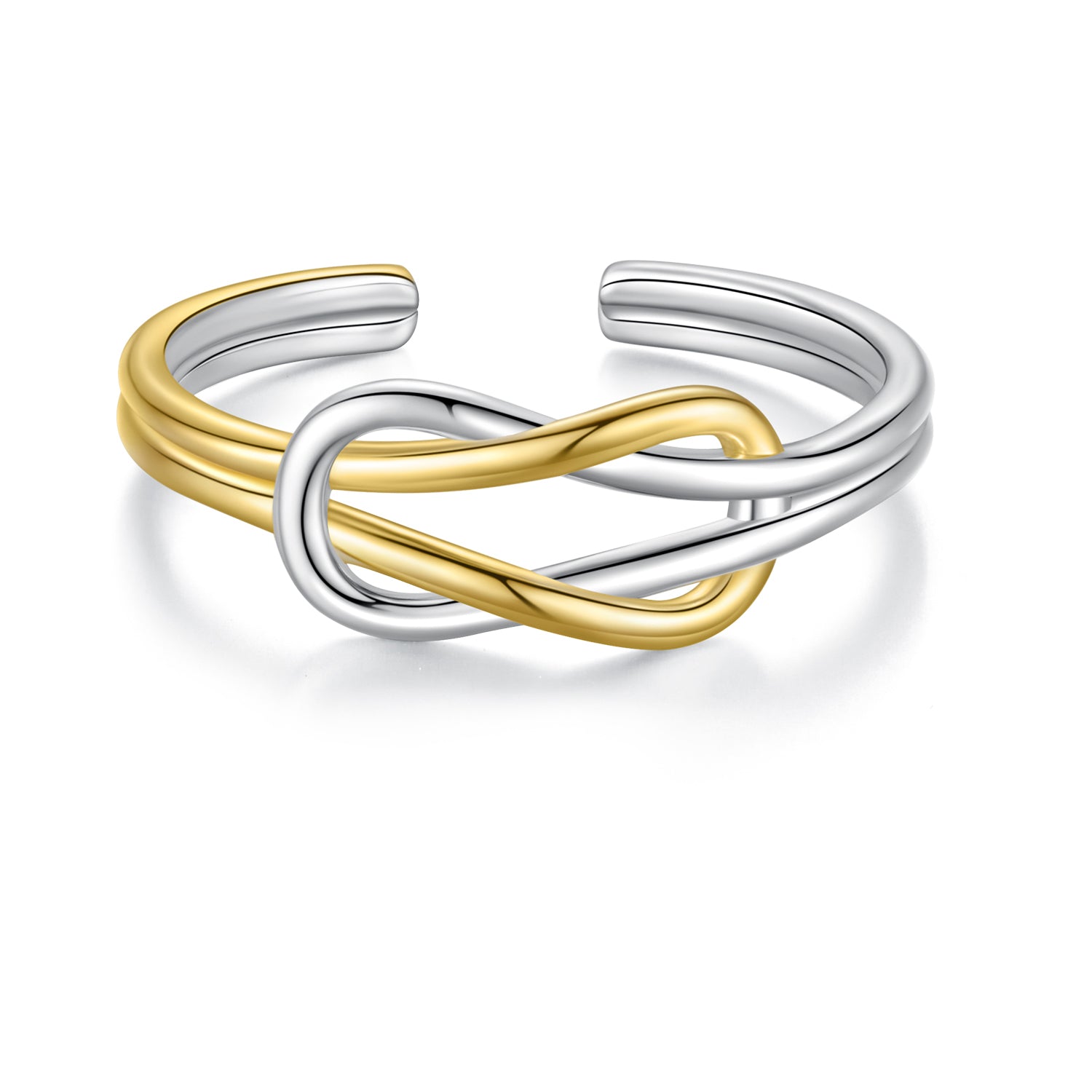 925 Sterling Silver Plated White Gold Ring for Women  DestGlow