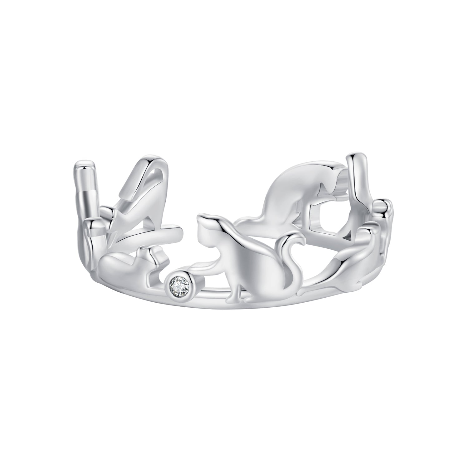 925 Sterling Silver Pavé Setting CZ Ring - Width 1.5-6.5mm for Women  DestGlow