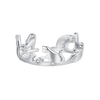 925 Sterling Silver Pavé Setting CZ Ring - Width 1.5-6.5mm for Women  DestGlow