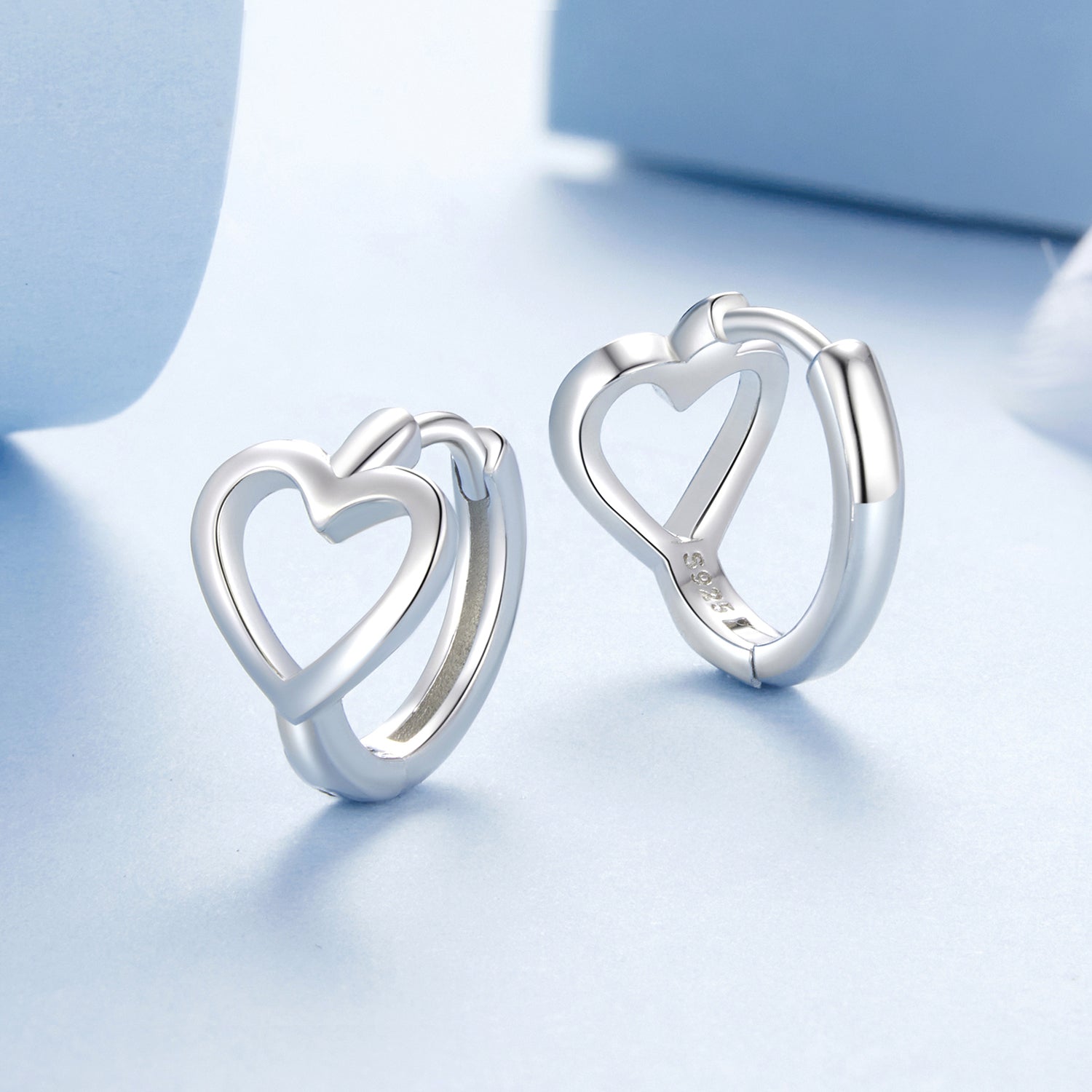 925 Sterling Silver Plated White Gold Earrings for Women  DestGlow