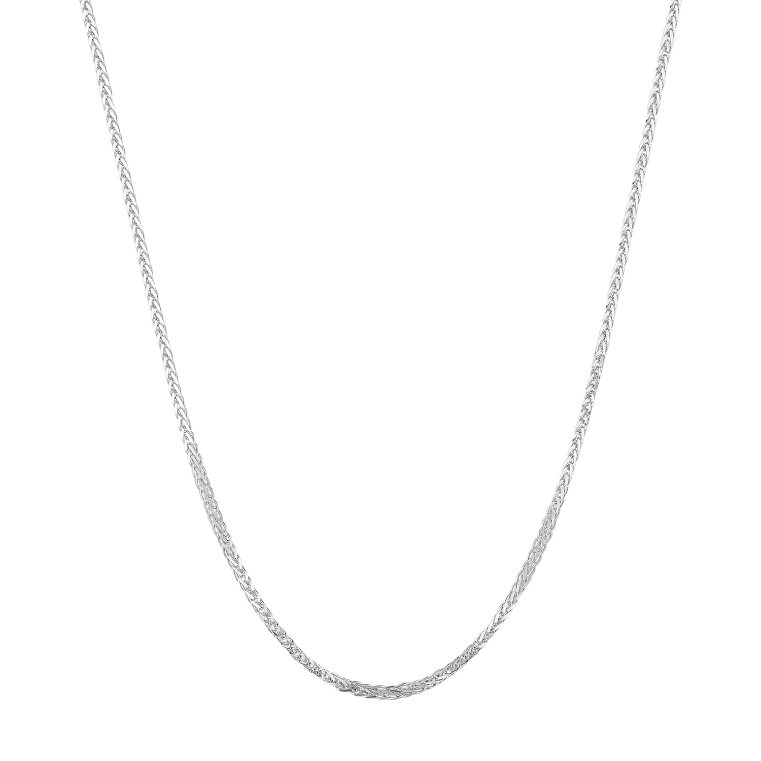 925 Sterling Silver Platinum Plated 45cm Chain Length Necklace for Women  DestGlow