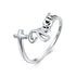 925 Sterling Silver Oxidized Silver Ring for Women  DestGlow