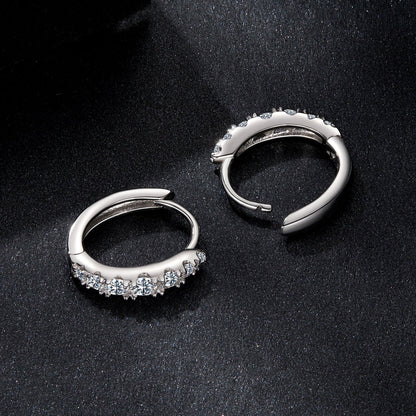 925 Sterling Silver + Moissanite Necklace for Women
