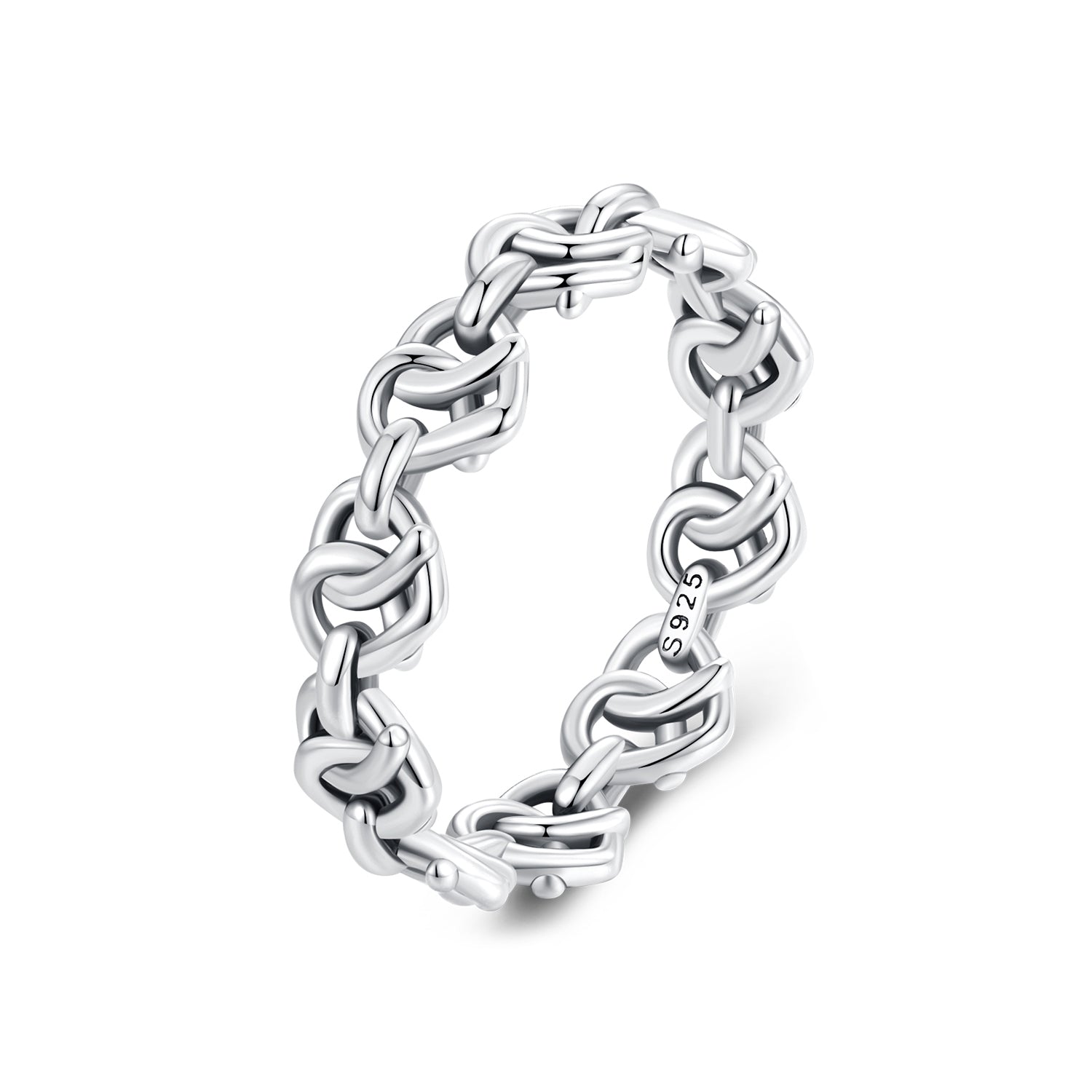 925 Sterling Silver Oxidized Ring - Size 6 for Women  DestGlow
