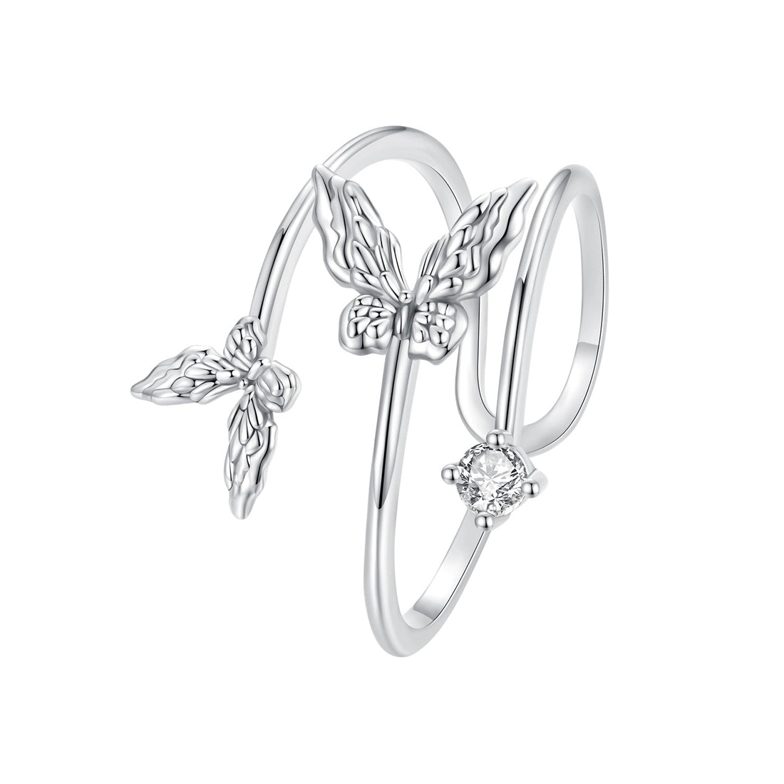 925 Sterling Silver Pavé Setting CZ Ring  DestGlow