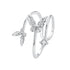 925 Sterling Silver Pavé Setting CZ Ring  DestGlow