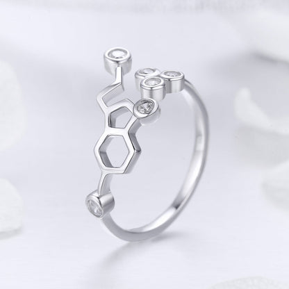 925 Sterling Silver 0.2cm Wide Ring for Women  DestGlow