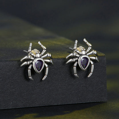 925 Sterling Silver Earrings with Pavé Setting CZ, Size 13*12mm  DestGlow
