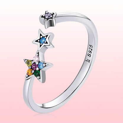 925 Sterling Silver Oxidized Pavé Setting CZ Ring  DestGlow