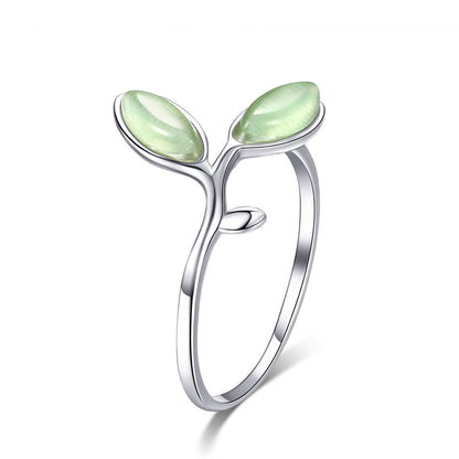 925 Sterling Silver Ring for Women - 0.1cm Width, 1.3cm Height  DestGlow