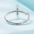 925 Sterling Silver Oxidized Ring with Pavé Setting CZ, Size 6.0 for Women  DestGlow