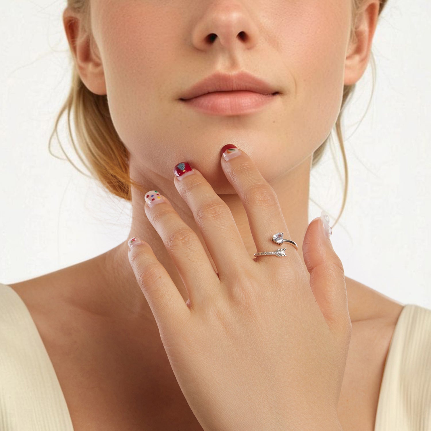 925 Sterling Silver Oxidized Pavé Setting CZ Ring  DestGlow