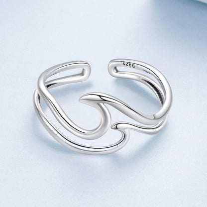 925 Sterling Silver Oxidized Ring for Men - Width 0.3-1.1cm  DestGlow